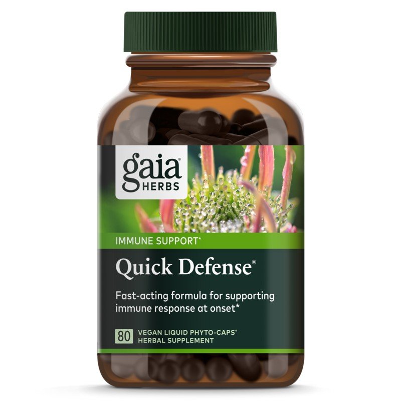 Gaia Herbs Quick Defense 80 Capsule