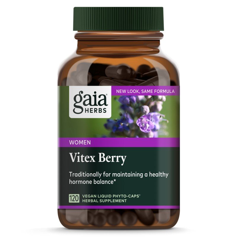 Vitex Berry | Gaia Herbs | For Women | Healthy Hormone Balance | Vegan | Herbal Supplement | 120 Capsules | VitaminLife