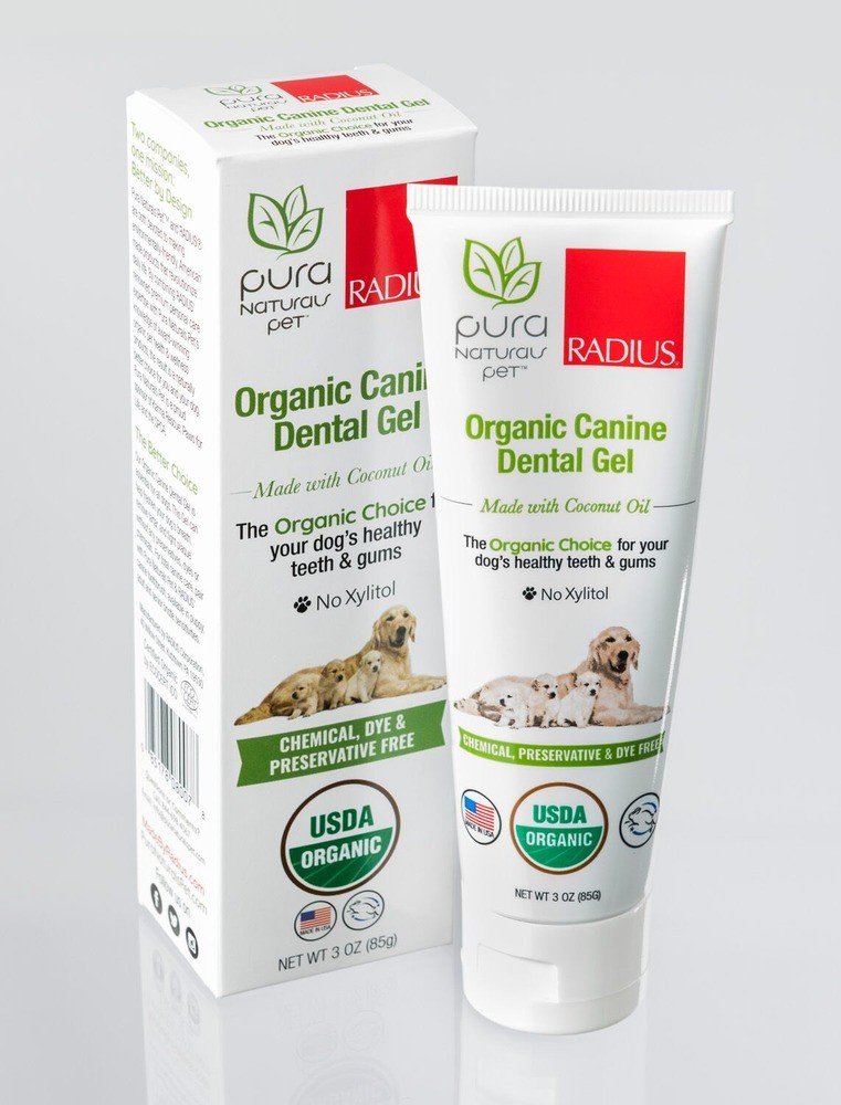 Radius Organic Canine Dental Toothpaste 3 oz Gel