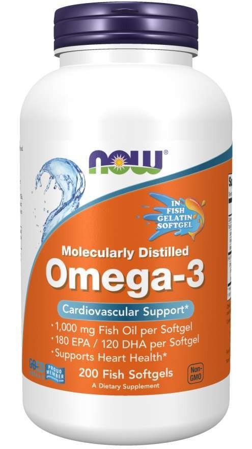 Now Foods Omega-3 Fish Oil 200 Softgel