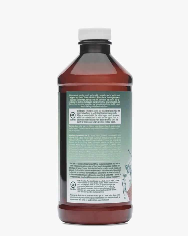 Desert Essence Prebiotic Plant Based Brushing Rinse-Mint 15.8 fl oz Liquid