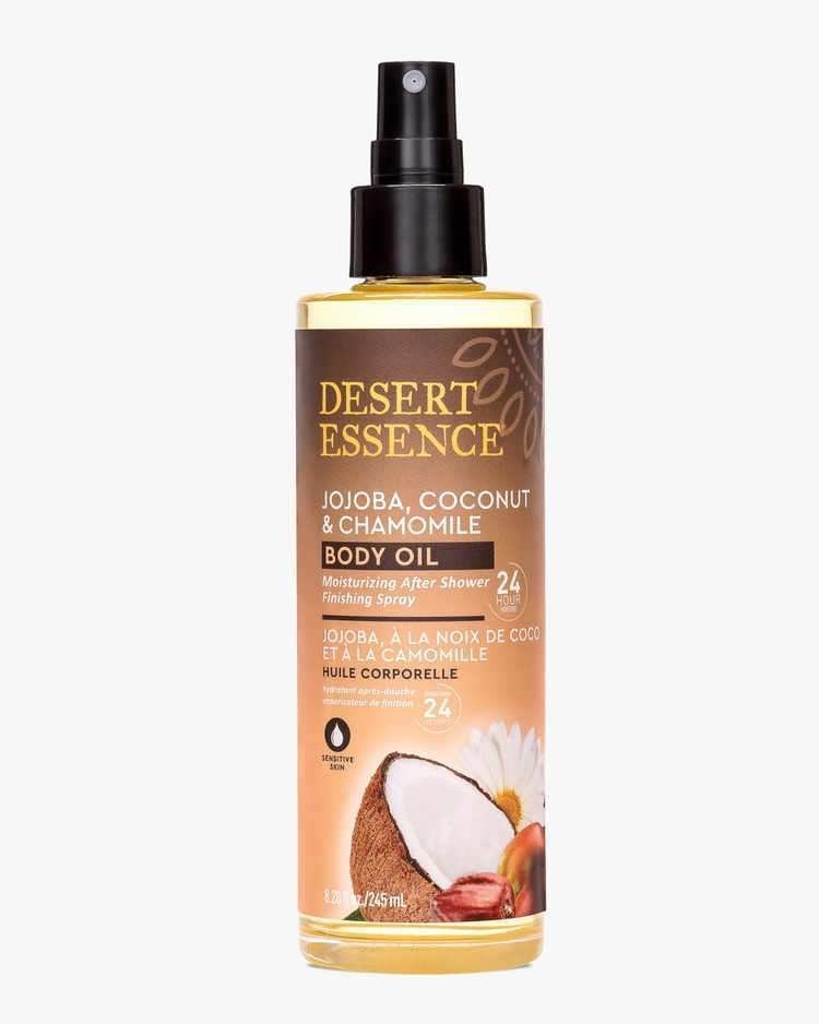 Desert Essence Jojoba, Coconut &amp; Chamomile Body Oil Spray 8.28 fl oz Spray