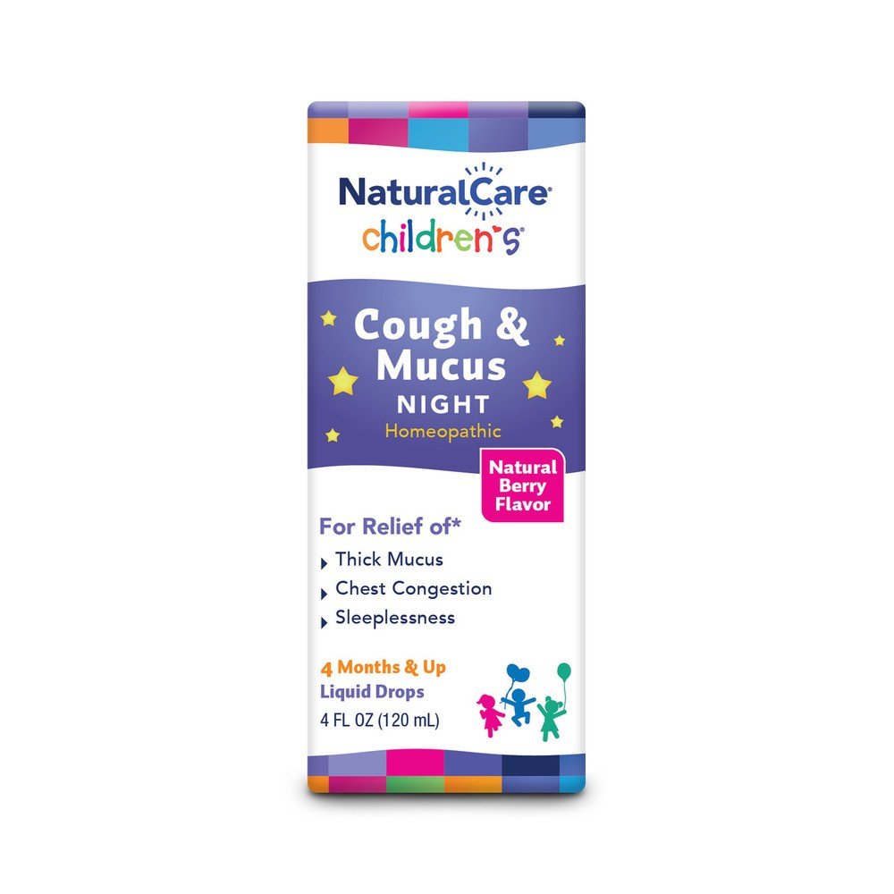 NaturalCare Children&#39;s Cough &amp; Mucus Night 4 oz Liquid