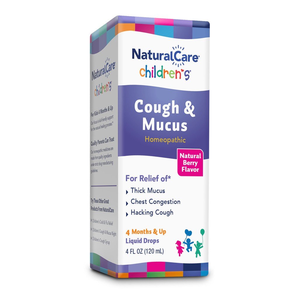 NaturalCare Children&#39;s Cough &amp; Mucus 4 oz Liquid