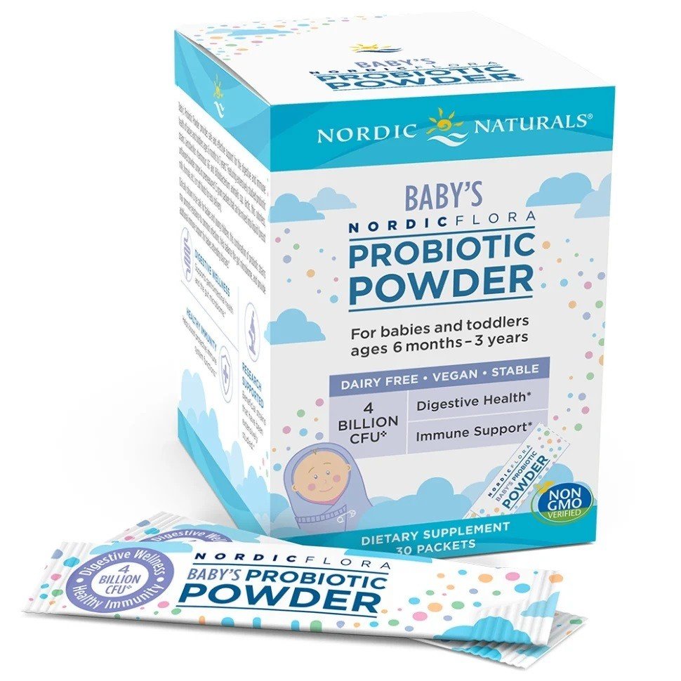 Nordic Naturals Baby's Nordic Flora Probiotic Powder 30 Packets Box