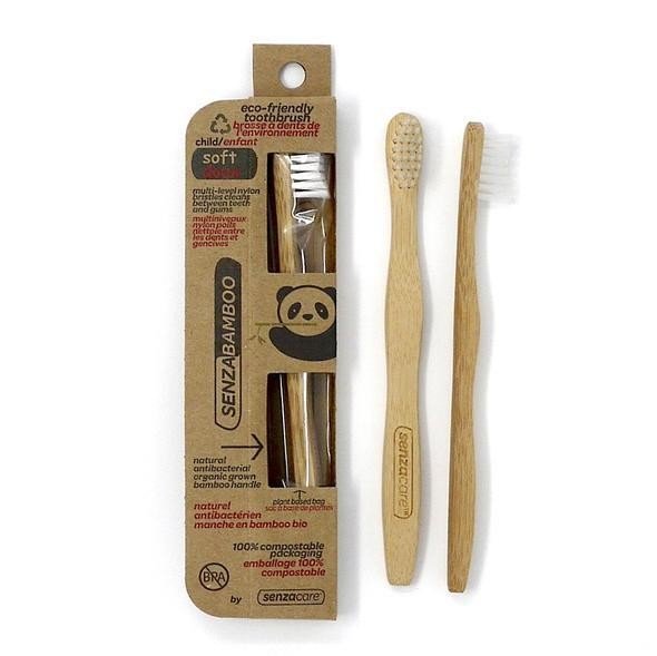 Senzacare Bamboo Toothbrush Soft Child 1 Brush