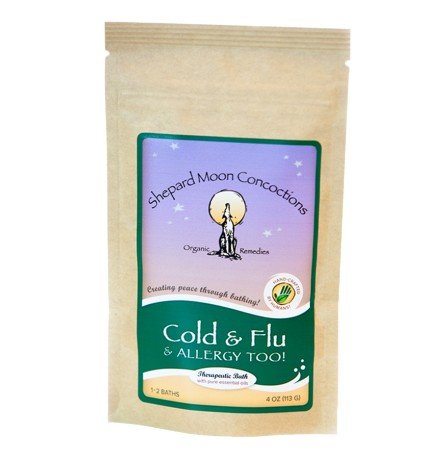 Shepard Moon Concoctions Epsom Salt Cold & Flu Rescue Bath 4 oz Bag