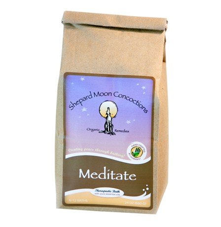 Shepard Moon Concoctions Epsom Salt Bath Remedies Meditate Bath Remedy 24 oz Bag