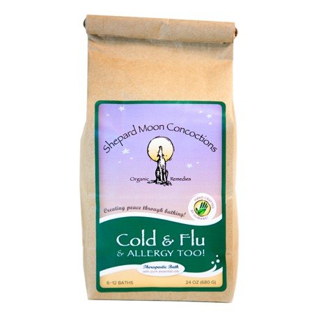 Shepard Moon Concoctions Epsom Salt Bath Remedies Cold &amp; Flu Rescue Bath 24 oz Bag