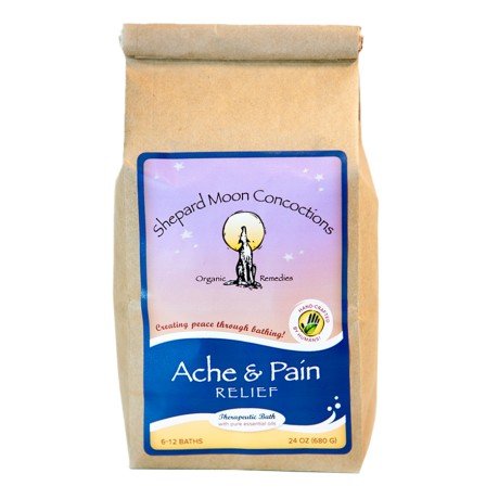 Shepard Moon Concoctions Epsom Salt Bath Remedies Ache &amp; Pain Relief Bath 24 oz Bag