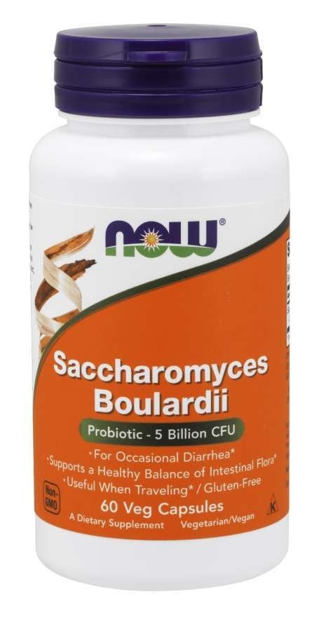 Now Foods Saccharomyces Boulardii 5 Billion 120 VegCap