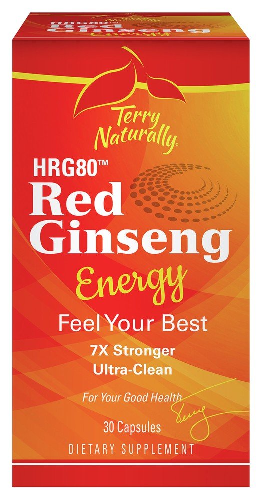 EuroPharma (Terry Naturally) HRG80 Red Ginseng Energy 30 Capsule