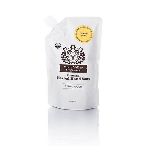 Moon Valley Organics Foaming Herbal Hand Soap Concentrate Orange Spice 10.7 oz Liquid