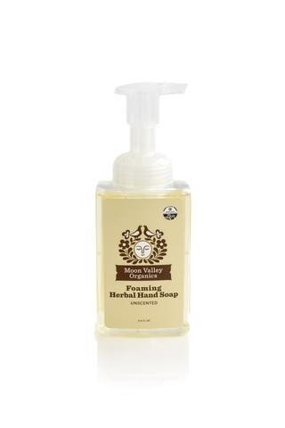 Moon Valley Organics Foaming Herbal Hand Soap Unscented 8.8 oz Liquid