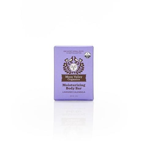 Moon Valley Organics Herbal Soap Lavender 4 oz Bar