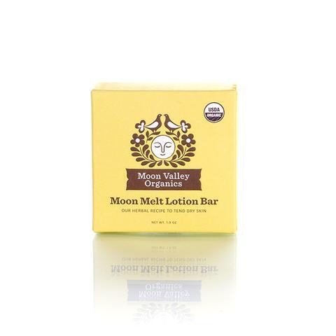 Moon Valley Organics Herbal Lotion Bar Lemon Vanilla 1.9 oz Bar