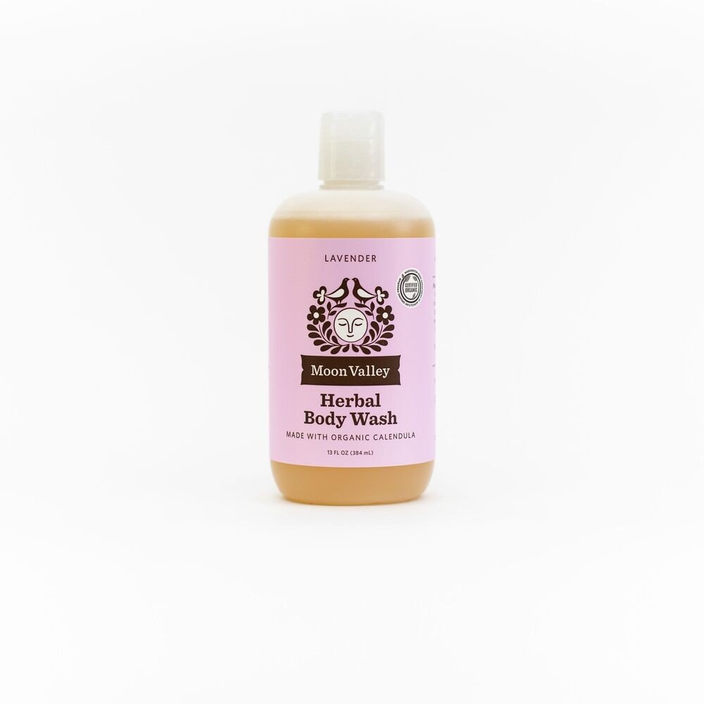 Moon Valley Organics Herbal Body Wash Lavender 13 oz Liquid