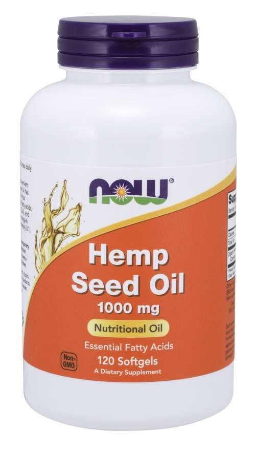 Now Foods Hemp Seed Oil 1000 mg 120 Softgel