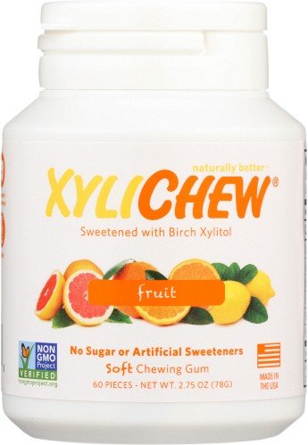 Xylichew Fruit Gum 60 ct Bottle