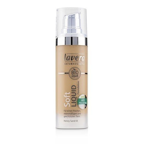 Lavera Skin Care Natural Liquid Foundation-Honey Sand #3 30 mL Liquid