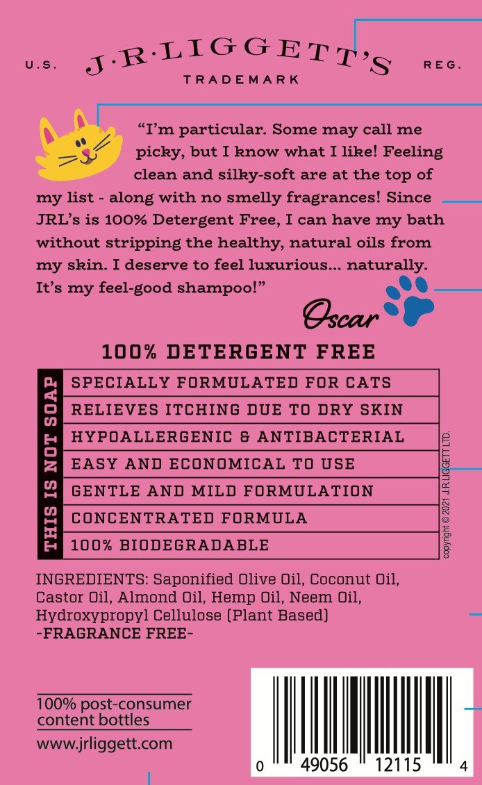 J.R. Liggett Pet Shampoo Cat 8.4 oz Liquid