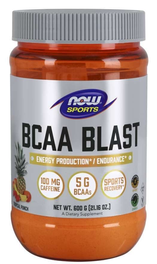 Now Foods BCAA Blast Tropical Flavor 600 g Powder