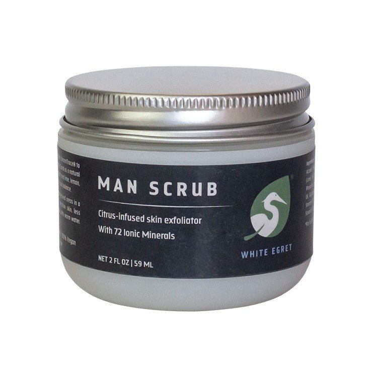 White Egret INC Man Scrub 2 oz Cream