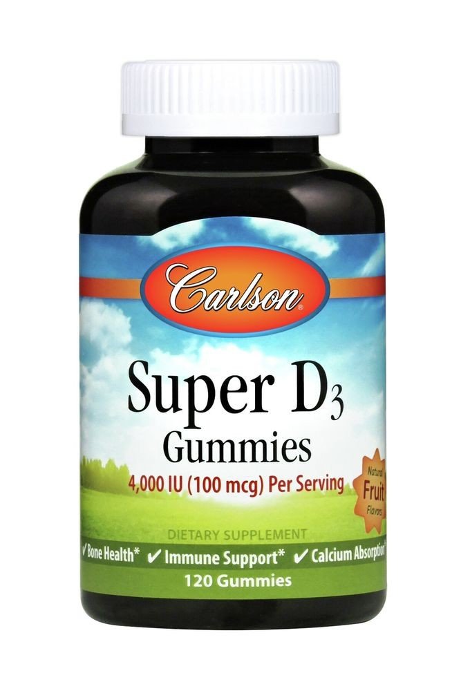 Carlson Laboratories Super D3 Gummies 120 Gummy