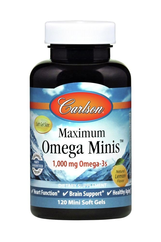 Carlson Laboratories Maximum Omega Minis 120 Softgel