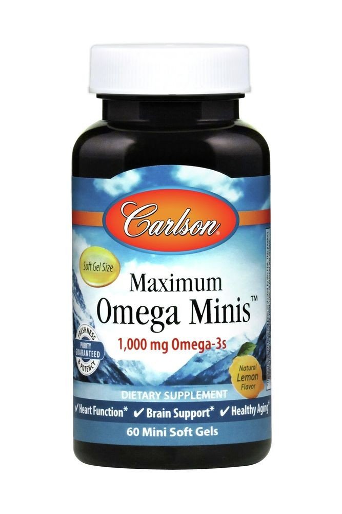 Carlson Laboratories Maximum Omega Minis 60 Softgel