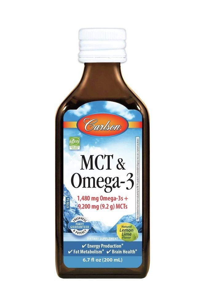 Carlson Laboratories MCT & Omega-3 200 mL Liquid