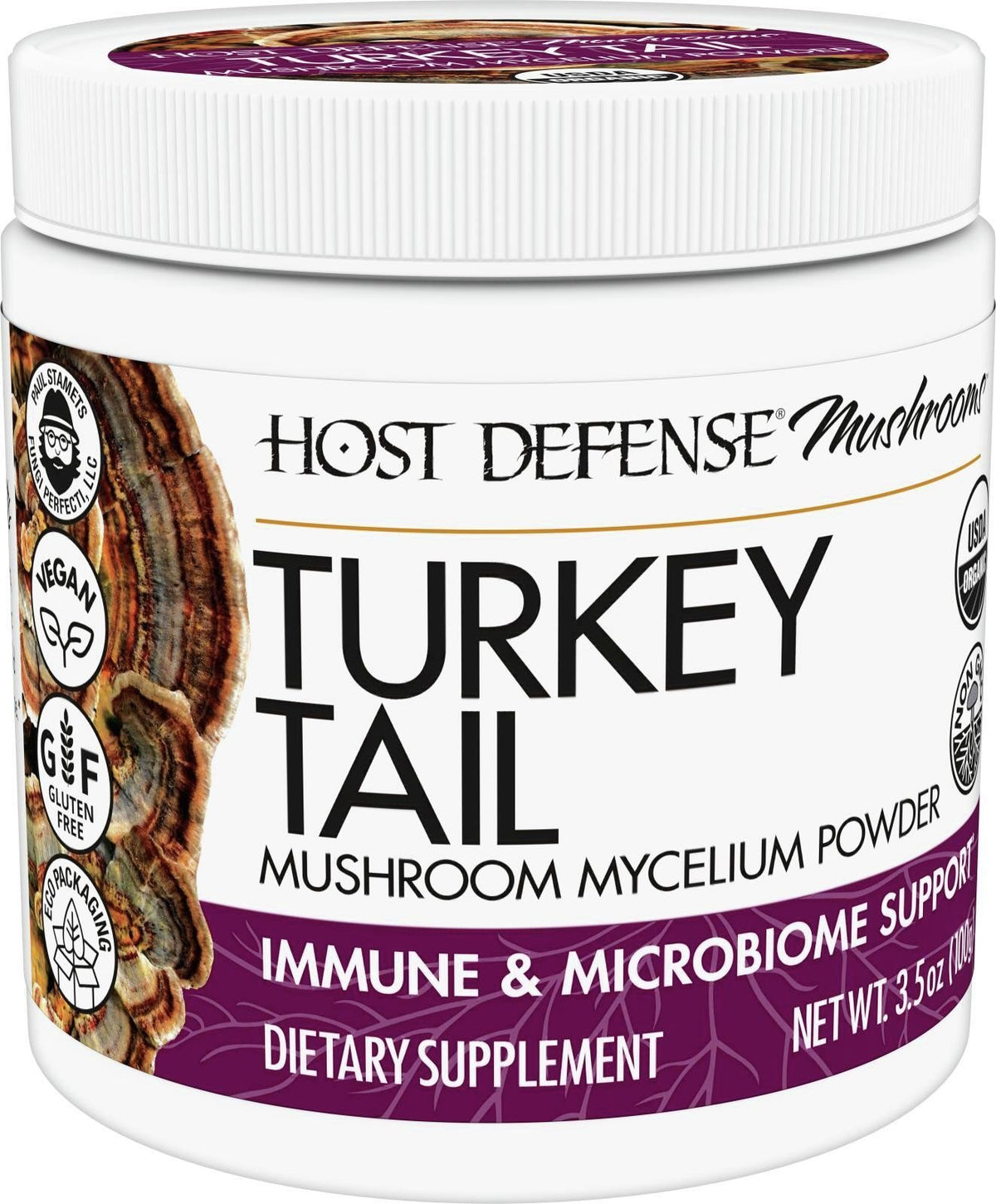 Fungi Perfecti/Host Defense Turkey Tail 100 grams (3.5 oz) Powder