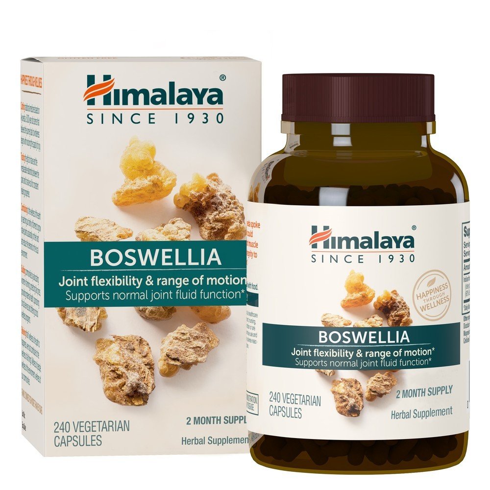 Boswellia | Himalaya Herbals | Joint Health | Joint Flexibility | Joint Fluid Function | Vegetarian | Herbal Supplement | 240 VegCaps | Capsules | VitaminLife