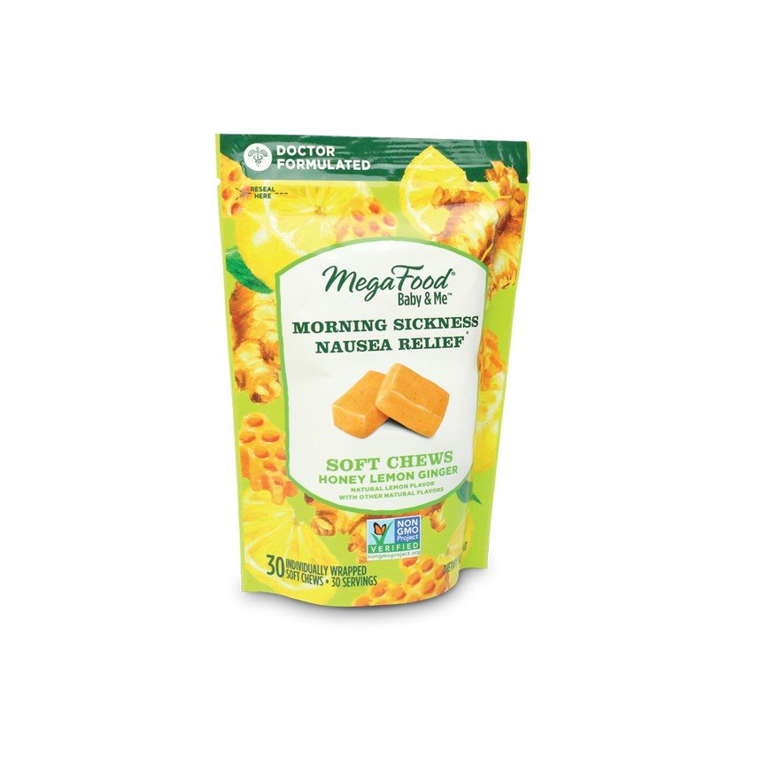 MegaFood Morning Sickness Nausea Relief 30 Soft Chews