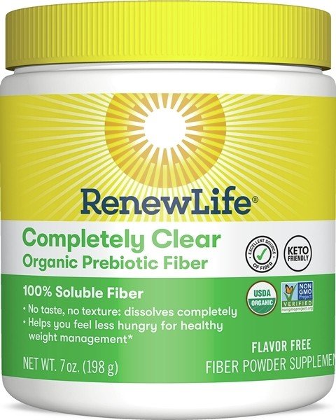Renew Life Completely Clear Organic Prebiotic Fiber 7 oz VegCap