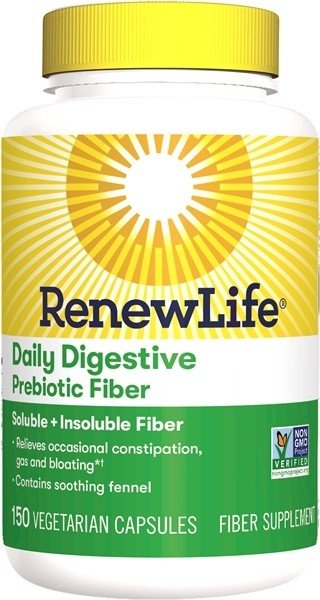 Renew Life Daily Digestive Prebiotic Fiber 150 VegCap