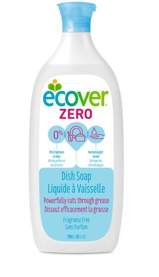 Ecover Liquid Dish Soap Zero 25 fl oz Liquid