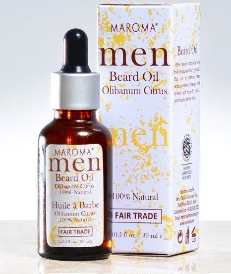 Maroma Men's Beard Oil Olibanum Citrus 3 mL Oil