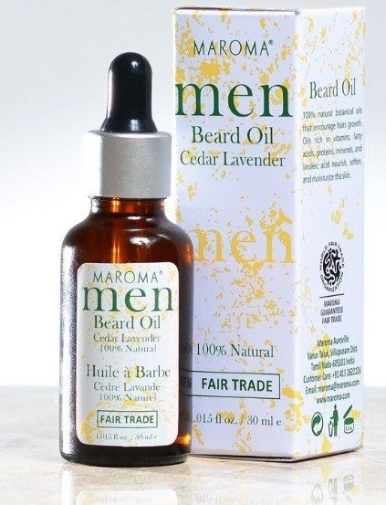 Maroma Men's Beard Oil Cedar Lavender 3 mL Oil