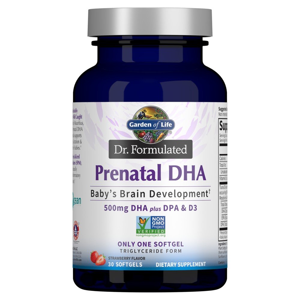 Garden of Life Dr. Formulated Prenatal DHA - Strawberry 30 Softgel