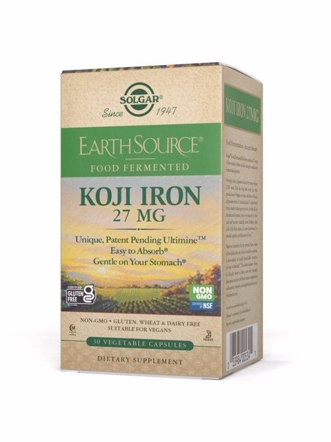 Solgar EarthSource Koji Iron 30 Capsule