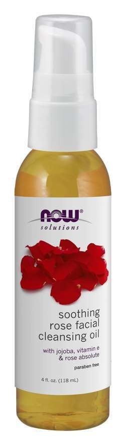 Now Foods Soothing Rose Facial Cleansing Oil 4 fl oz Liquid