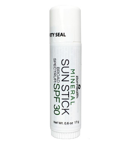 Zion Health Mineral Sunstick SPF 30 0.6 oz Stick