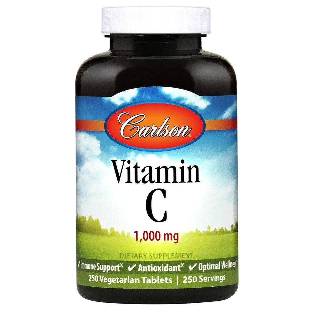 Carlson Laboratories Vitamin C 1,000 mg 250 Veg Tablet