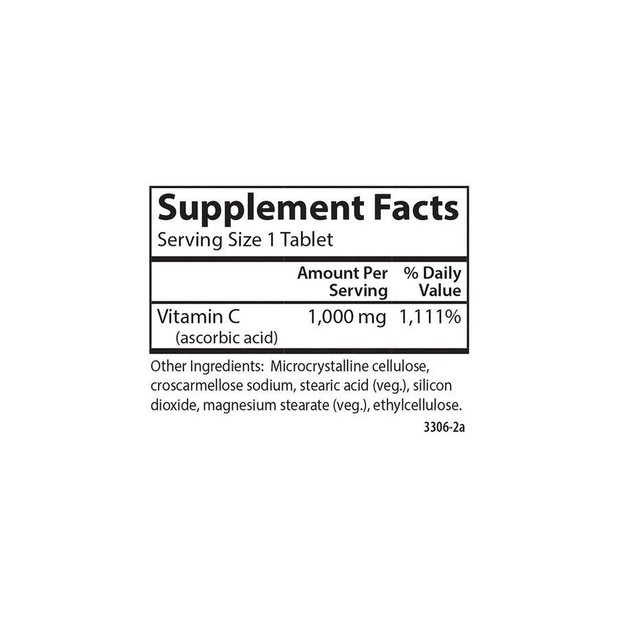 Carlson Laboratories Vitamin C 1,000 mg 250 Veg Tablet