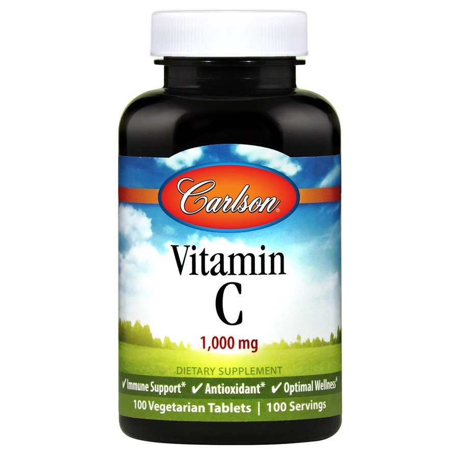 Carlson Laboratories Vitamin C 1,000 mg 100 Veg Tablet