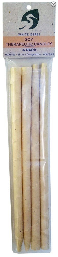 White Egret INC Soy Candles 4 Pack Candle