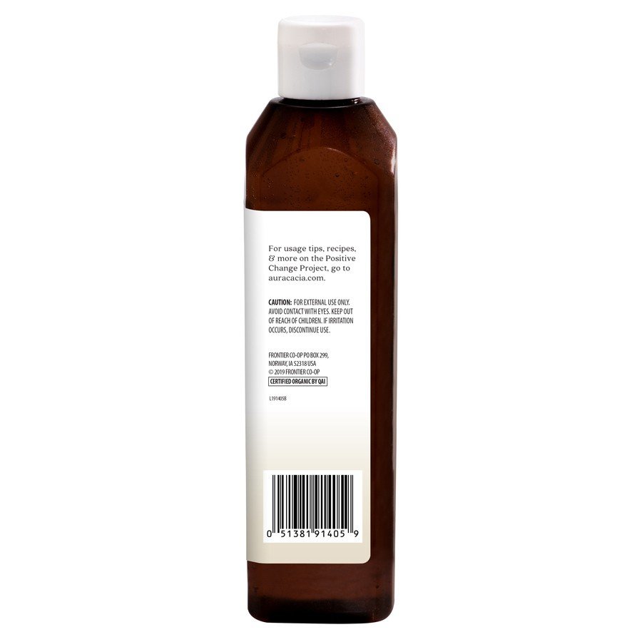 Aura Cacia Organic Castor Skin Care Oil 16 fl oz Liquid
