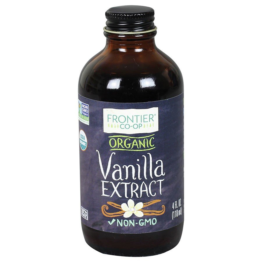 Frontier Natural Products Organic Vanilla Extract 4 oz Liquid