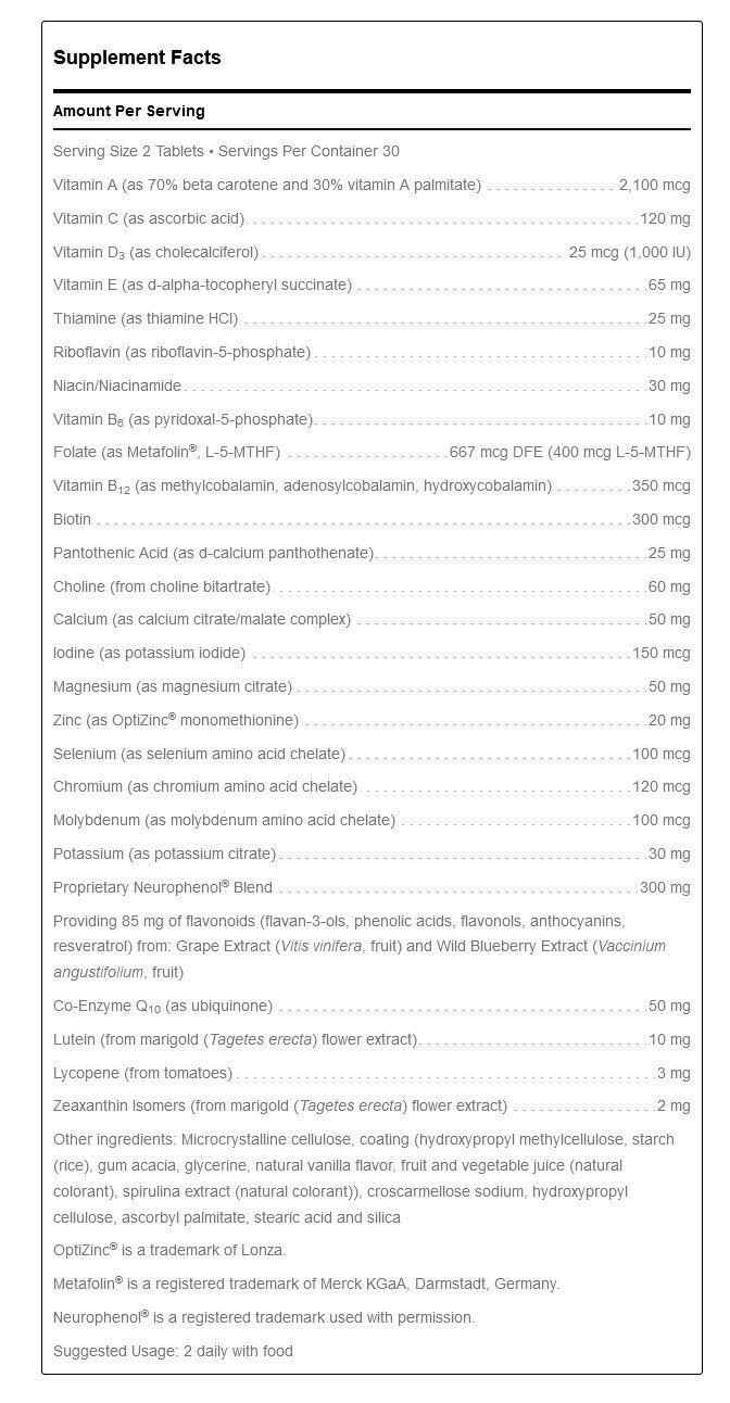 Douglas Laboratories Ultra Preventive 50+ 60 Tablet